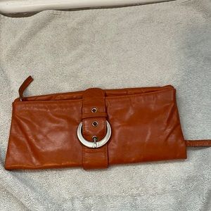 Small orange clutch